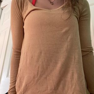 american eagle yellow long sleeve